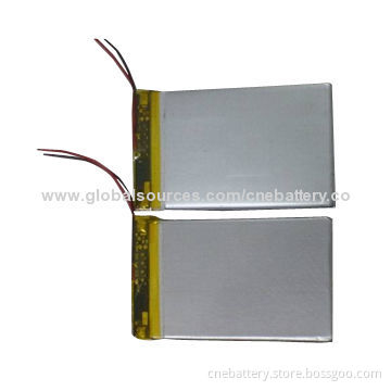 Lithium Polymer Batteries with 3.7V/4,200mAh, Slim Thickness, Measures 3.8 x 94 x 108mm